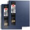 Arteza Sketchbook, Spiral-Bound Hardcover, Blue, 9x12", 200 Pages of Drawing Paper Each - 2 Pack